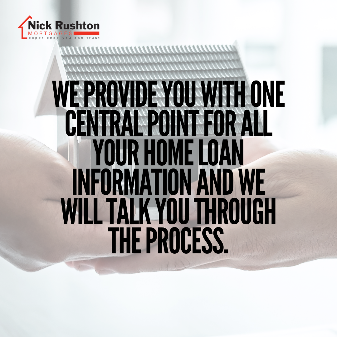 We provide you with one central point for all your home loan information and we will talk you through the process.